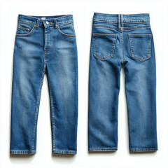 Jeans Isolated on white Background