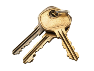 Isolated Set of Door Keys
