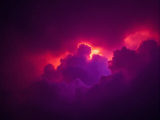 Fototapeta premium Dramatic Sky with Colorful Clouds