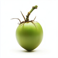 green apple on a green background