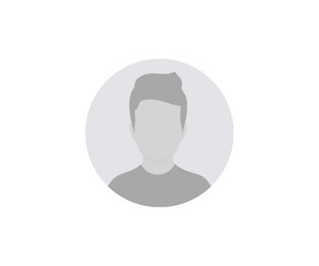 Avatar of a man icon. Silhouette male. Profiles of abstract people. Unknown or anonymous person vector design and illustration.
