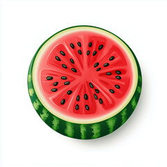 watermelon isolated on white background