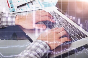 Money business graph diagram. Saving money concept.