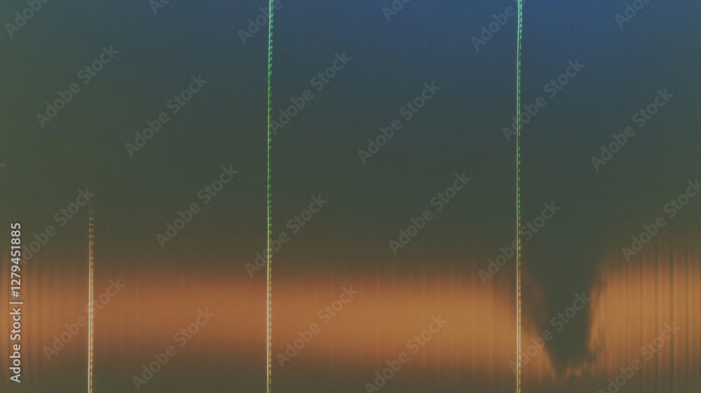 Poster Abstract vertical gradient with warm tones and textured patterns