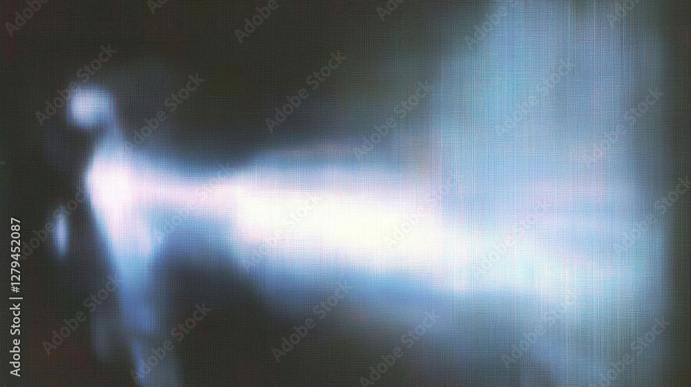 Poster abstract light burst with motion blur and digital texture in dark background