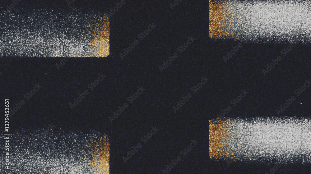 Poster abstract geometric pattern with grainy texture and bold color contrasts