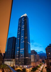 Beautiful vancouver city skyscraper city building skyscraper downtown business architecture cityscape