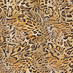 Seamless camouflage fabric texture. Abstract background and texture for design