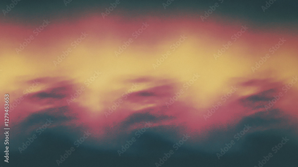 Poster ethereal abstract gradient with soft blurred colors and dreamlike atmosphere