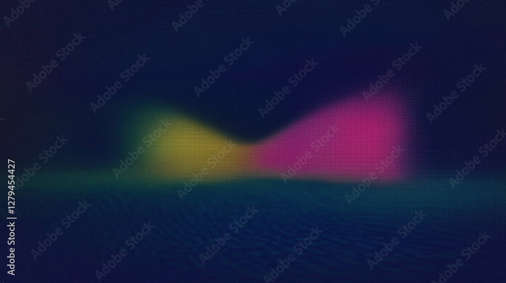 Poster abstract gradient light with vibrant colors and textured background