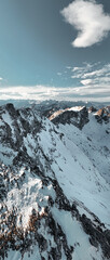 Mountain range in the Bavarian Alps