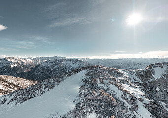 Mountain range in the Bavarian Alps