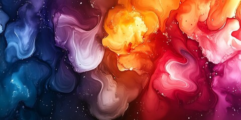 Obraz premium Abstract Fluid Art Design (2)