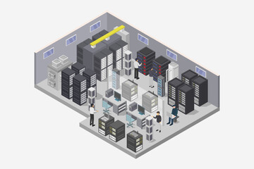 Network computing technologies Isometric
