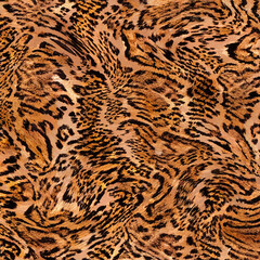 Seamless camouflage fabric texture. Abstract background and texture for design