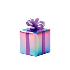 Obraz premium Celebrating Special Moments with a Colorful Gift Box Indoor Setting Photography Joyful Environment Close-Up View