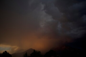 Colored Cloud Sunset