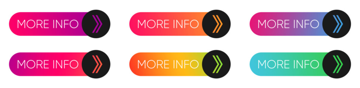 more info web button gradient