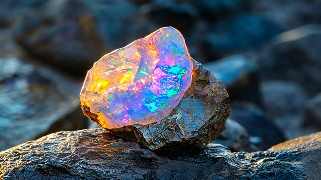 Flames of Opal A Breathtaking Display of Colorful Gemstones