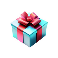 Obraz premium Gift Box Unwrapped Festive Celebration Digital Art Colorful Background Close-Up View Surprise and Joy