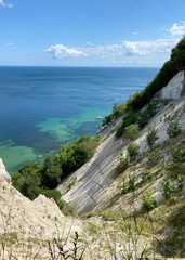 Fototapeta premium cliffs mons klint from above