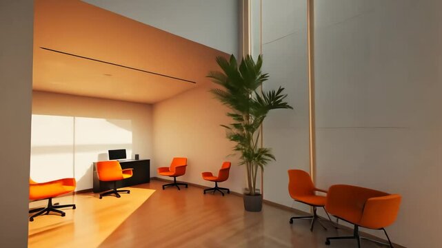 1_Salesperson Presenting Product to Client in Modern Office Setting