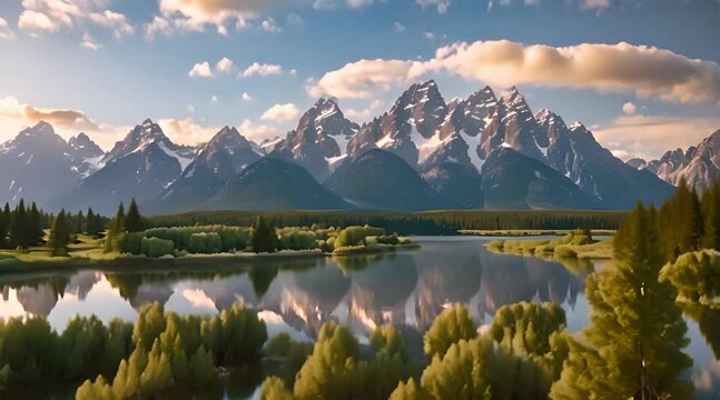 Stunning Mountain Lake | Breathtaking Reflections & Scenic Wilderness