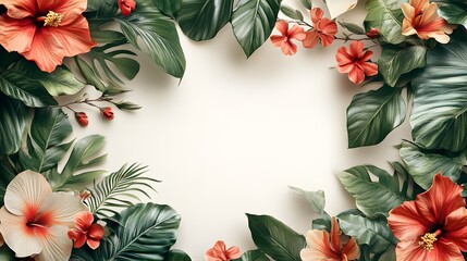 red and green flowers