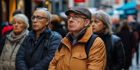 Obraz premium Color documentary photography in European street