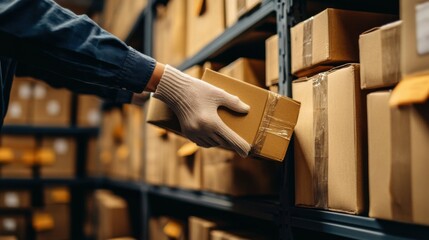 An archivist cataloging historical artifacts in a secure storage room