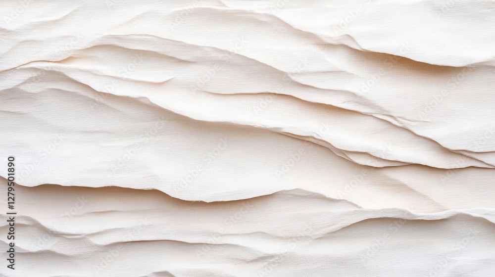 Poster stretched canvas fibers with uneven tension, creating raw organic textures with distinct areas perfe
