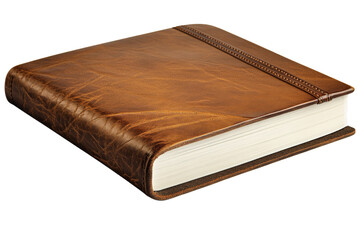 Leather journal with smooth texture