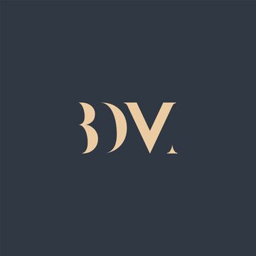 BDM abstract letter logo design. This logo is designed by three abstract letters.