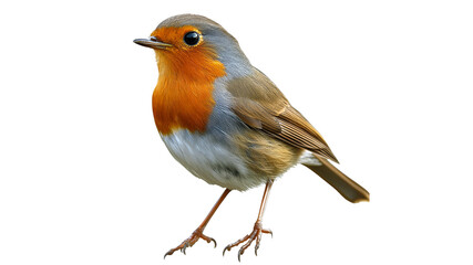 Fototapeta premium Colorful robin on a branch