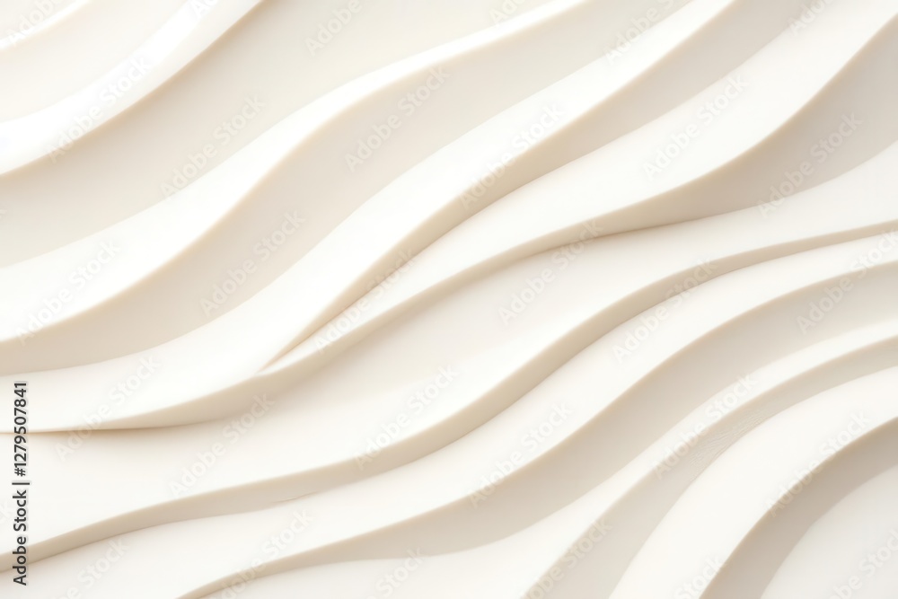 Poster fine-grain sand compacted into wave-like formations, creating a peaceful canvas for typography overl