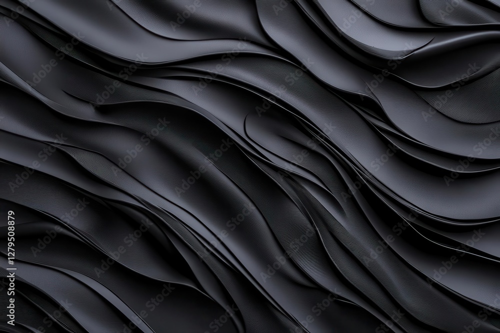 Poster the embossed rubber surface with deep grooves creates a mesmerizing play of light and shadow, provid