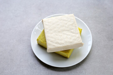 Soy tofu cubes, Tofu soy bean curd