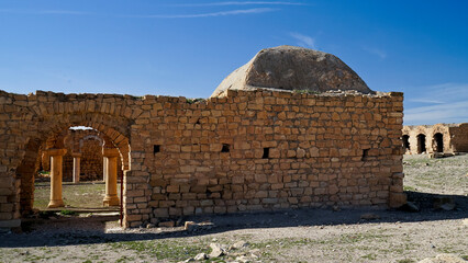 l'area archeologica dell'antico presidio militare romano di Ammaedara nei pressi della cittadina di...