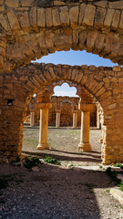 l'area archeologica dell'antico presidio militare romano di Ammaedara nei pressi della cittadina di...