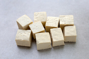 Soy tofu cubes, Tofu soy bean curd