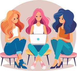 Office Professionals Discussing and Developing New Business Strategies