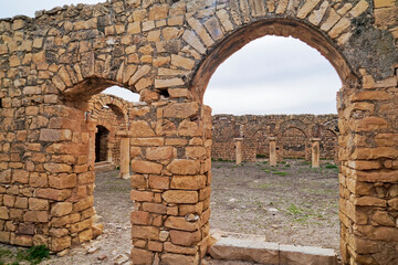 l'area archeologica dell'antico presidio militare romano di Ammaedara nei pressi della cittadina di...