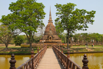 temple in Sukhothai Historical Park, Thailand