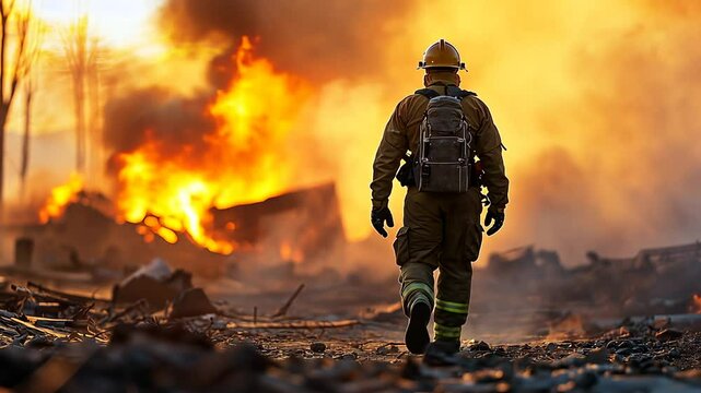 Embers of Determination Rebuilding from Destruction