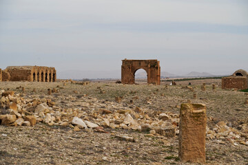 l'area archeologica dell'antico presidio militare romano di Ammaedara nei pressi della cittadina di...