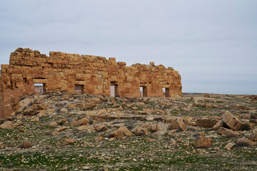 l'area archeologica dell'antico presidio militare romano di Ammaedara nei pressi della cittadina di...