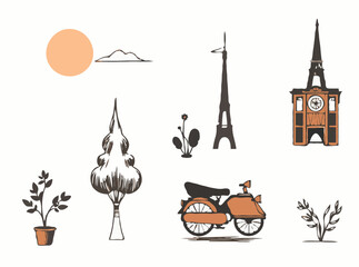 Contemporary Vintage Illustrations for Publishing