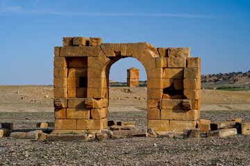 l'area archeologica dell'antico presidio militare romano di Ammaedara nei pressi della cittadina di...