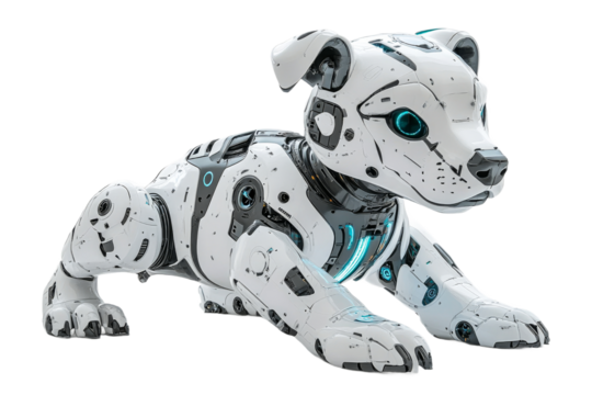 Robotic dog with advanced design features