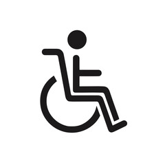 Wheelchair icon representing mobility assistance